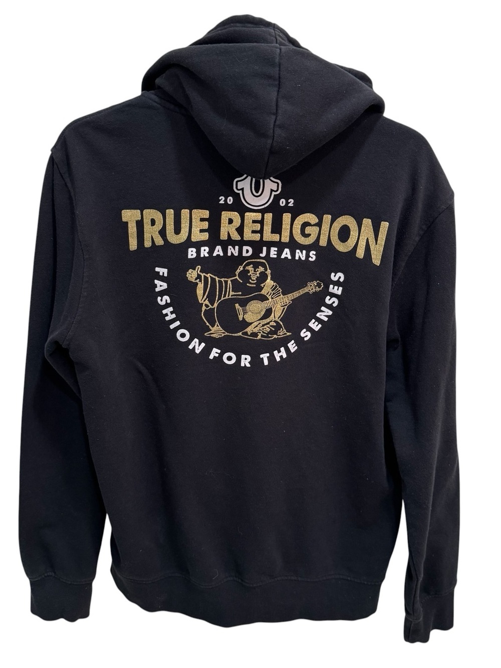 True Religion Hoodie Hooded Sweatshirt Foil Trilogy Buddha Mens M